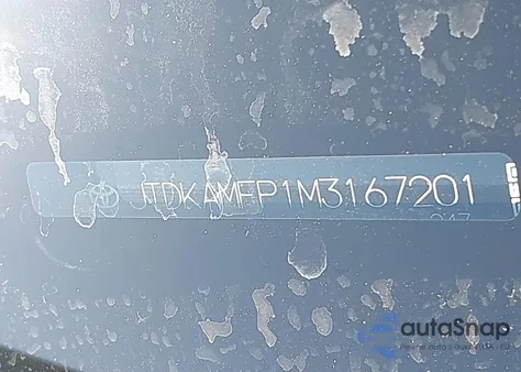 2021 Toyota Prius Prime Xle from USA, damaged, VIN JTDKAMFP1M3167201